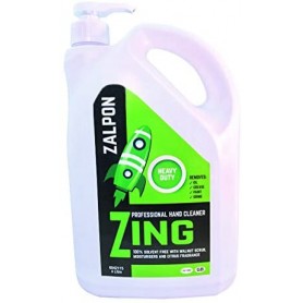 Rozalex Zalpon Zing Heavy-Duty Hand Cleaner with Citrus and Walnut Scrub Pump 4litre